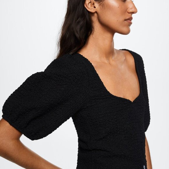 Mango Textured Knit Top - Picture 3 of 9